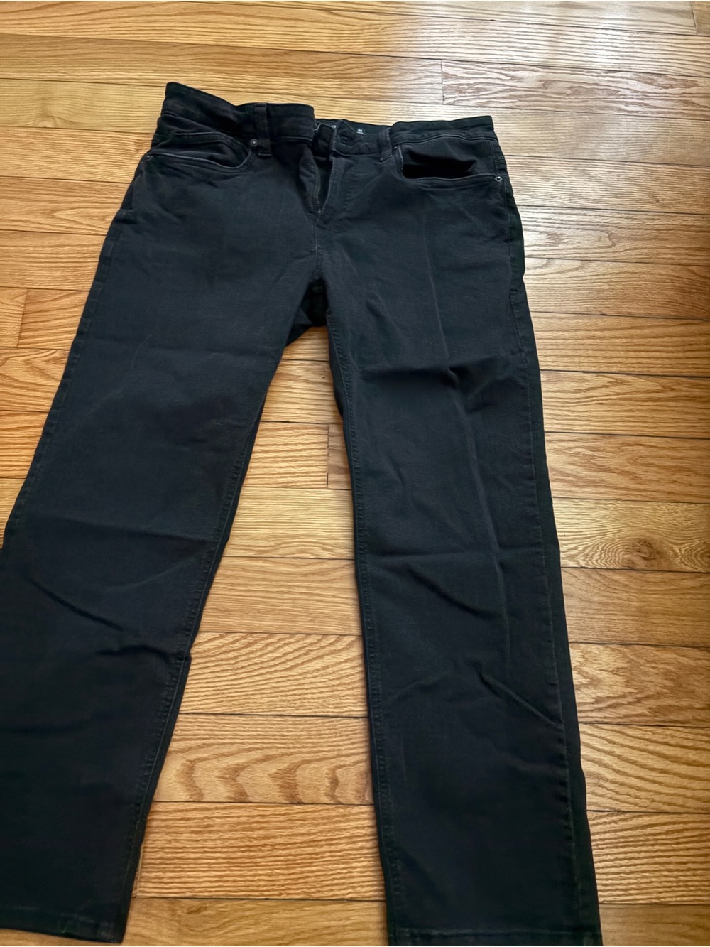 Buffalo David Bitton Black Straight-Leg Men’s Jeans